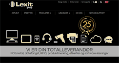 Desktop Screenshot of lexit.no