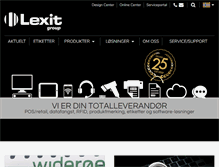 Tablet Screenshot of lexit.no